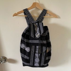 Mexican/boho embroidered backpack